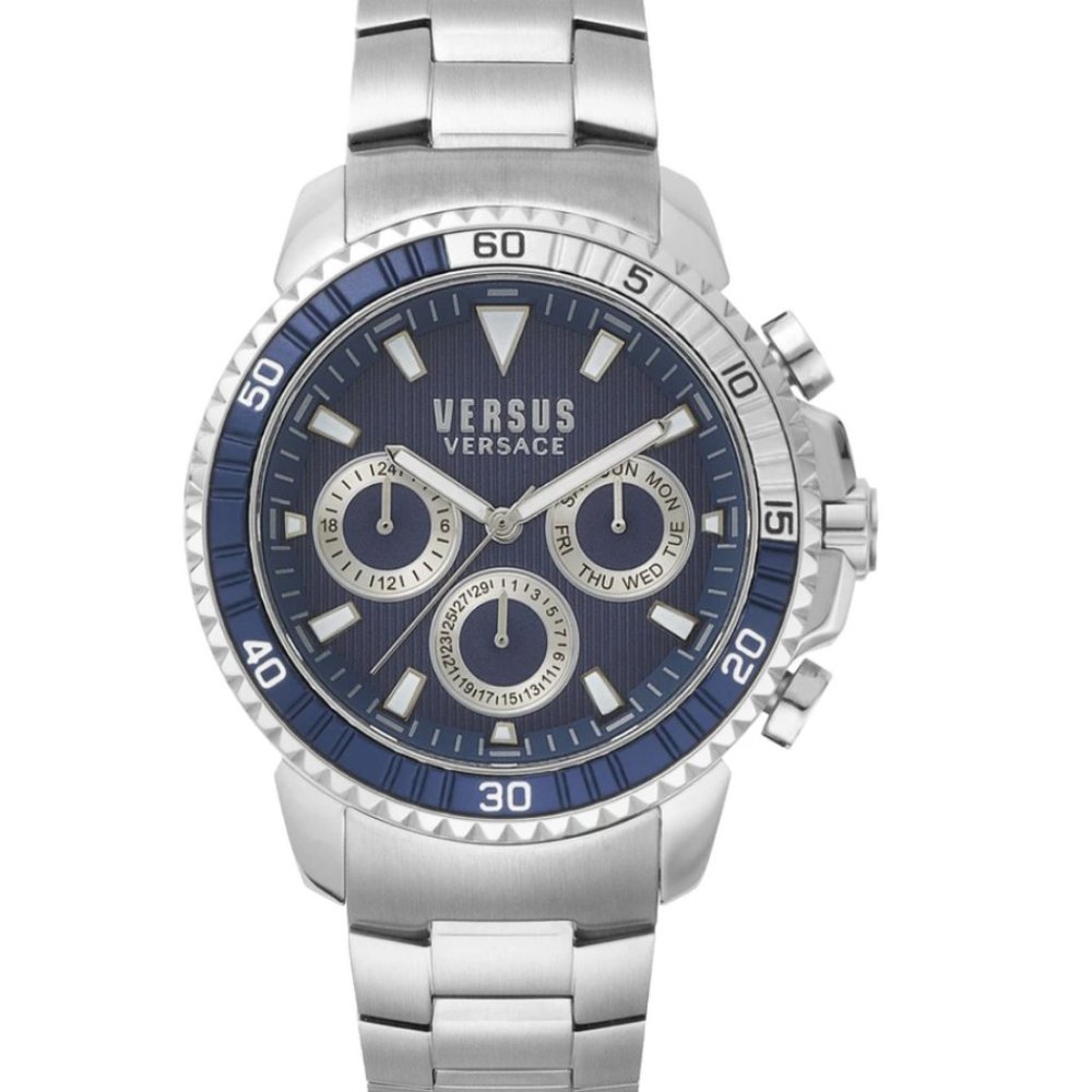 Versace Versus Silver 45mm Watch